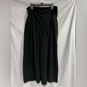 George Black Wide leg capri Pants